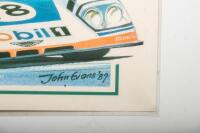 ASTON MARTIN RACING: Two Aston Martin laminated racing posters. '25 YEARS ON - Aston Martin is back! 1959-1984' & 1989 ASTON MARTIN racing poster by John Evans - 3