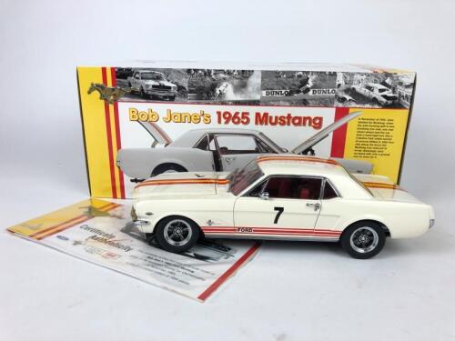 FORD: A 1:18 scale Bob Jane 1965 Ford Mustang by Classic Carlectables. L.E 1229/1850