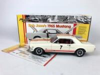 FORD: A 1:18 scale Bob Jane 1965 Ford Mustang by Classic Carlectables. L.E 1229/1850