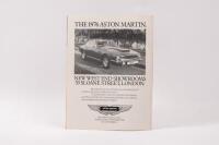 ASTON MARTIN: A large quantity of Aston Martin literature. 1960 - 1970 issues of 'AM' & large quantity of 1970 ASTON MARTIN OWNERS CLUB 'NEWS SHEET' - 4
