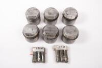 DB5/DB6: A set of six used Aston Martin DB5 or DB6 pistons with matched set of used AE Heplex pins.&nbsp;