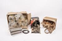 DB2: A collection of Aston Martin DB2 parts including a new set of cylinder liners and a set of front hub parts