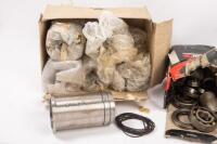 DB2: A collection of Aston Martin DB2 parts including a new set of cylinder liners and a set of front hub parts - 2