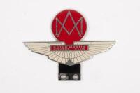 AMOC: A silver ASTON MARTIN OWNERS CLUB badge