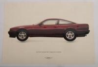 VIRAGE: An&nbsp;Aston Martin Virage coupe print, 50cm high, 70cm wide