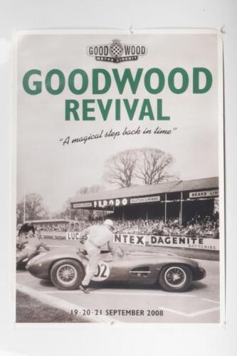 GOODWOOD: A large poster for the Goodwood Revival September 2008, 83.5cm high, 59cm wide