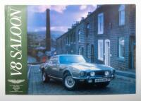 V8 SALOON: An&nbsp;Aston Martin V8 Saloon&nbsp;poster, 68.5cm high, 98.5cm&nbsp;wide