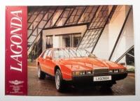LAGONDA: An&nbsp;Aston Martin 'Lagonda' poster, 68.5cm high, 98.5cm&nbsp;wide
