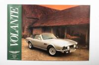 VOLANTE: An&nbsp;Aston Martin 'Volante' poster, 68.5cm high, 98.5cm&nbsp;wide
