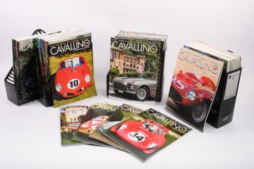 FERRARI: A run of 'Cavallino - A Journal of Ferrari History' magazines, a bi-monthly, U.S printed magazine, includes issues starting from No.155 (Oct/Nov 2006) up to No.203 (Oct/Nov 2014)