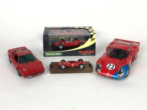 ALFA ROMEO/FERRARI: A group of Alfa Romeo and Ferrari models