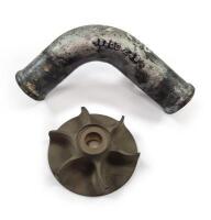 DBS: One NOS Water outlet pipe and water pump impeller - 2