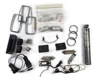 ELECTRICAL PARTS: Interior and electrical parts selection. Various models Approx 25 pieces
