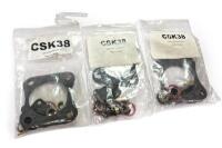 CARBURETTOR SU SERVICE KITS: Three NOS Carburetor SU service kits for HDH 8.