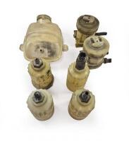 AMV8: AMV8 fluid containers. Four brake and clutch fluid containers and one coolant header tank - 2
