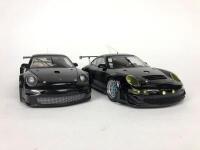 PORSCHE: Two Autoart Porsche 911 GT3 RSR scale models - 4