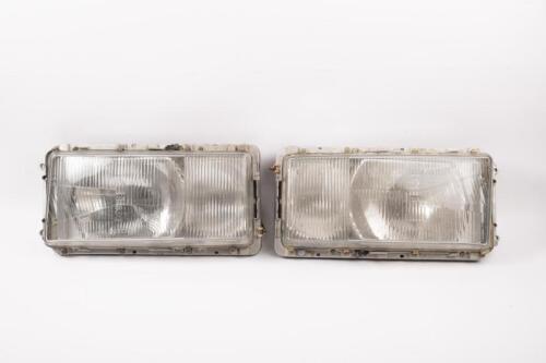 450SE: Two left side Mercedes 450SE W116 Bosch headlights