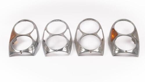 MERCEDES W109: A group of four chrome headlight surrounds thought to suit W109 series