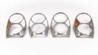 MERCEDES W109: A group of four chrome headlight surrounds thought to suit W109 series