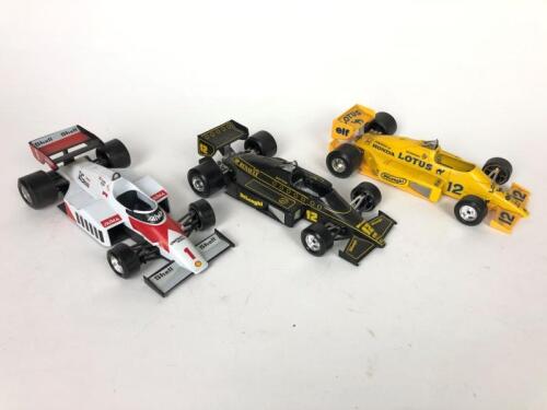 F1 BBURAGO: Three F1 models by Bburago