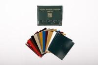 ASTON MARTIN: AN ASTON MARTIN LAGONDA LIMITED colour swatch set. Circa 1973