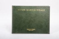 VIRAGE: A hardcover book, brochure by Chris Nixon - 'ASTON MARTIN VIRAGE'. Details various aspects of Aston Martin Virage development