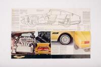 V8: An original 1973 Aston Martin V8 A4 fold-up sales brochure. Original September 1973 ASTON MARTIN LAGONDA LTD, 'ASTON MARTIN V8' PRICE LIST - 2