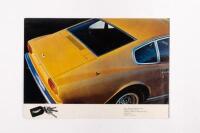 V8: An original 1973 Aston Martin V8 A4 fold-up sales brochure. Original September 1973 ASTON MARTIN LAGONDA LTD, 'ASTON MARTIN V8' PRICE LIST - 3