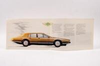 LAGONDA: An original 1975 Aston Martin Lagonda sales brochure - 2