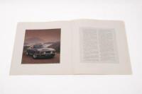 ASTON MARTIN/ LAGONDA: A large format Aston Martin Lagonda original sales brochure from 1986. Details the Aston Martin V8 saloon, V8 Volante, V8 Vantage, Lagonda - 2