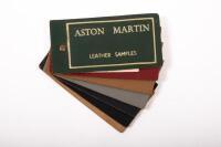 ASTON MARTIN: A rare circa 1978 Vaumol Leather sample guide