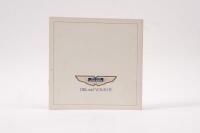 DB6/VOLANTE: An original 1965 Aston Martin small format sales brochure with details and specifications for the DB6 and Volante