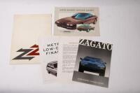 ZAGATO: An official ZAGATO white folder housing ASTON MARTIN VANTAGE ZAGATO literature