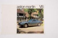 V8: An original 1973 'ASTON MARTIN V8' sales brochure