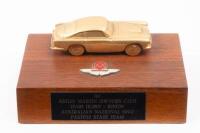 AMOC: AN 'ASTON MARTIN OWNERS CLUB 1st TEAMS TROPHY - WINTON, AUSTRALIAN NATIONAL 1992 - FASTEST STATE TEAM' trophy