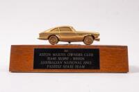 AMOC: AN 'ASTON MARTIN OWNERS CLUB 1st TEAMS TROPHY - WINTON, AUSTRALIAN NATIONAL 1992 - FASTEST STATE TEAM' trophy - 3