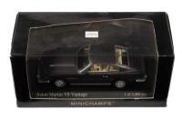 ASTON MARTIN: A diecast&nbsp;1:43&nbsp;scale Minichamps&nbsp;Aston Martin V8 coupe 1987 grey metallic, in original box