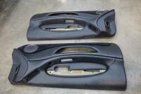 DB7: A pair of circa late 1990s DB7 model black leather door trims - 10