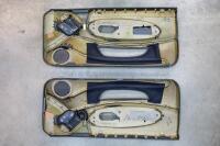 DB7: A pair of circa late 1990s DB7 model black leather door trims - 13