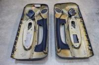 DB7: A pair of circa late 1990s DB7 model black leather door trims - 25