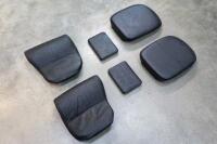 DB7: Six individual black leather seat pieces from a rear seat to suit a late 1990s DB7&nbsp;Vantage Sport model - 2