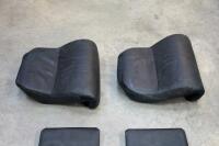 DB7: Six individual black leather seat pieces from a rear seat to suit a late 1990s DB7&nbsp;Vantage Sport model - 4