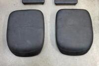 DB7: Six individual black leather seat pieces from a rear seat to suit a late 1990s DB7&nbsp;Vantage Sport model - 6