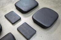 DB7: Six individual black leather seat pieces from a rear seat to suit a late 1990s DB7&nbsp;Vantage Sport model - 7