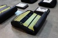 DB7: Six individual black leather seat pieces from a rear seat to suit a late 1990s DB7&nbsp;Vantage Sport model - 16