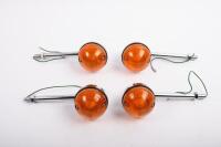 INDICATORS: A set of 4 Genuine Lucas L874 long stem 127mm 5" motorcycle turn indicators as fitted to many 70's British motorcycles, in as new condition - 2