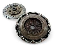 CLUTCH AND PRESSURE PLATE ASSEMBLY: Ten-inch diameter.