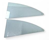 DB4 GLASS: Rear quarter window glass. One pair.