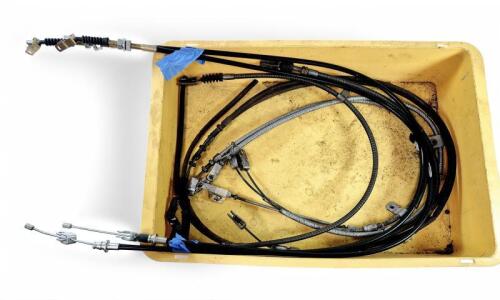 DBS/DBSV8/AMV8: Handbrake cable sets two used and one NOS.