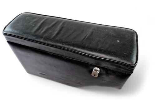 AMV8 /DBSV8: AMV8 /DBSV8 Black leather centre console cubby: One AML factory lockable leather cupboard arm rest and key.